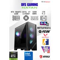 DFS GAMING NATAN INTEL İ7 14700KF-B760M WİFİ-RTX 5060 TI 16GB-32GB DDR5 RAM-1TB M.2 SSD-OYUNCU BİLGİSAYARI
