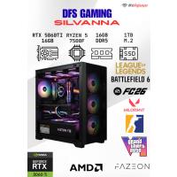 DFS GAMING SILVANNA RYZEN 5 7500F-B650M-RTX 5060 TI 16GB-16GB DDR5 RAM-1TB M.2 SSD-MASAÜSTÜ OYUNCU BİLGİSAYARI