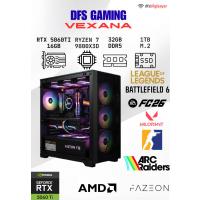DFS GAMING VEXANA RYZEN 7 9800X3D-B650M-RTX 5060 TI 16GB-32GB DDR5 RAM-1TB M.2 SSD-MASAÜSTÜ OYUNCU BİLGİSAYARI