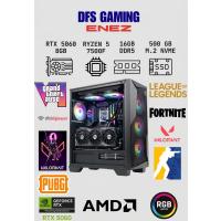 DFS Gaming ENEZ RYZEN 5 7500F-B650M-RTX 5060-16GB RAM-512GB M.2 SSD-OYUNCU BİLGİSAYARI