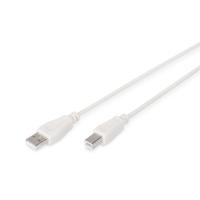 Digitus Yazıcı Kablosu Zırhlı Bej USB 2.0 (3m)