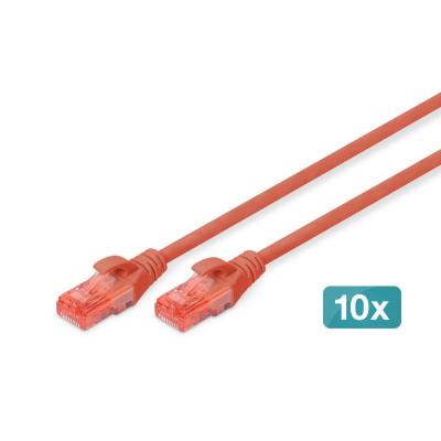 Digitus U/UTP Cat6 Patch Kablo	Kırmızı (0.5m)