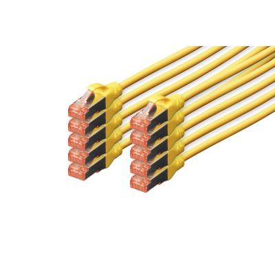 Digitus Zırhlı Patch Kablo Cat6 Sarı (1m)