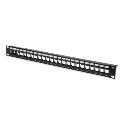Digitus 24 Port Patch Panel Boş Cat6 (Siyah)