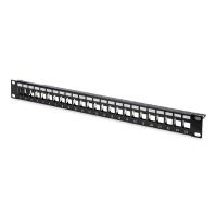 Digitus 24 Port Patch Panel Boş Cat6 (Siyah)