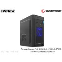 EVEREST 420W-peak Rampage Castrum MID-TOWER PC KASASI