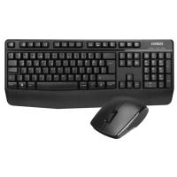 Everest KM-3335 Siyah Kablosuz Q Klavye Set