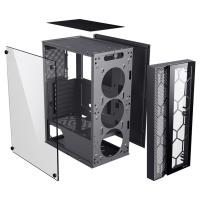 GAMEBOOSTER GB-F3105B  4-FANLI RGB GAMING MID-TOWER PC KASASI