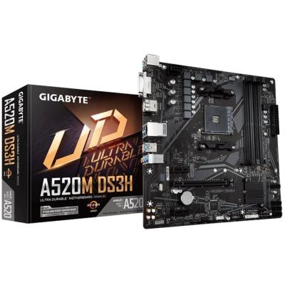 Gigabyte A520M DS3H AM4 Ryzen DDR4 Dvi Hdmi Dp