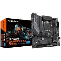 GIGABYTE B760M GAMING X AX WIFI-6E DDR4 HDMI DP PCIe 16X v4.0 1700p mATX