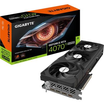 GIGABYTE GeForce RTX­­ 4070 Ti SUPER WINDFORCE MAX OC 16G GDDR6X DLSS 3 256 Bit Ekran Kartı