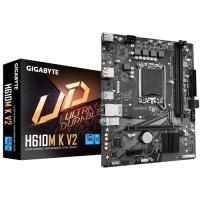 GIGABYTE H610M K V2, rev.1.0, 2xDDR5, M.2, DP, HDMI, 12-13.Nesil, LGA1700 Soket, Anakart
