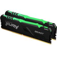Kingston Fury 16G 2x8 D4 3200 RGB KF432C16BBAK2/16