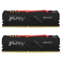 Kingston Fury 16G 2x8 D4 3200 RGB KF432C16BBAK2/16
