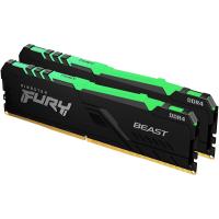 KINGSTON 32GB (2X 16GB) DDR4 3200MHZ RGB DUAL KIT PC RAM FURY BEAST KF432C16BB1AK2/32