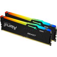KINGSTON 32GB (2X 16GB) DDR5 5200MHZ CL36 DUAL KIT RGB PC RAM FURY BEAST KF552C36BBEAK2/32