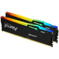 KINGSTON 32GB (2X 16GB) DDR5 6000MHZ DUAL KIT RGB PC RAM FURY BEAST KF560C40BBAK2-32