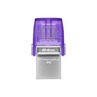 Kingston 64GB DT MicroDuo 3C Usb 3.2 Gen 1 Gri-Mor