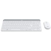 Logitech MK470 İnce Kablosuz K&M Set Beyaz