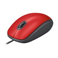 Logitech M110 Kablolu Optik Mouse Kırmızı