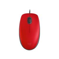 Logitech M110 Kablolu Optik Mouse Kırmızı