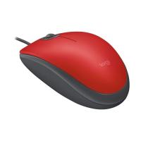 Logitech M110 Kablolu Optik Mouse Kırmızı