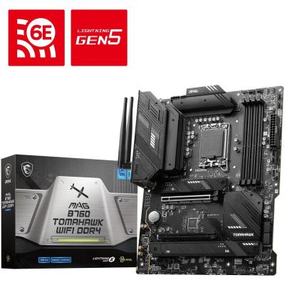 MSI MAG B760 TOMAHAWK WIFI-6 DDR5 HDMI-DP PCIE 5.0 1700p ATX