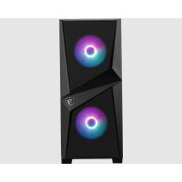MSI Mag Forge 100R Temperli Cam 2 x 120 MM ARGB Fanlı ATX Oyuncu Bilgisayar Kasası Siyah