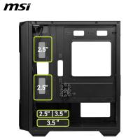 MSI MAG FORGE M120R AIRFLOW mATX Case (w/120mm ARGB Fan x4)