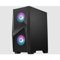 MSI Mag Forge 100R Temperli Cam 2 x 120 MM ARGB Fanlı ATX Oyuncu Bilgisayar Kasası Siyah
