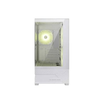 MSI MAG PANO M110R Mini Tower Micro-ATX Case (W/2x140mm ARGB Fan (Reverse Blades Fan), 1x120mm ARGB Fan, CA-MPAM11W)