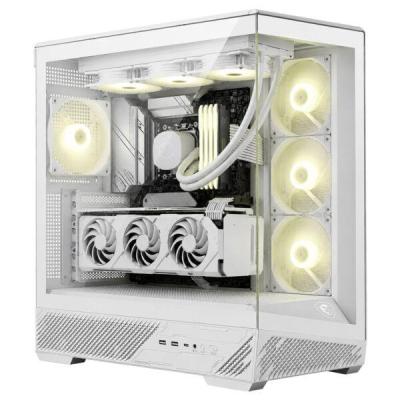 MSI MAG PANO 130R PZ WHITE Mid Tower ATX Case (w/120mm ARGB Fan x4)