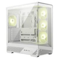 MSI MAG PANO 130R PZ WHITE Mid Tower ATX Case (w/120mm ARGB Fan x4)