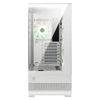 MSI MAG PANO 110R PZ WHITE ATX Case (w/120mm ARGB Fan x4)