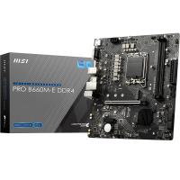 MSI PRO B660M-E DDR4 HDMI PCIE 16X v4.0 1700p mATX
