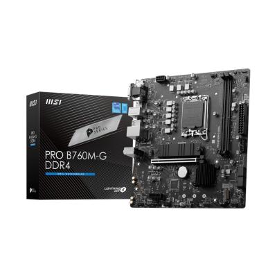 MSI PRO B760M-G DDR4 DDR4 HDMI-DP PCIE 4.0 1700p mATX