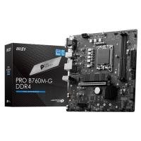 MSI Pro B760M-G D4 1700P Vga Hdmi Dp