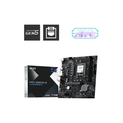 MSI PRO B860M-E DDR5 6400MHz(OC) 1851P mATX