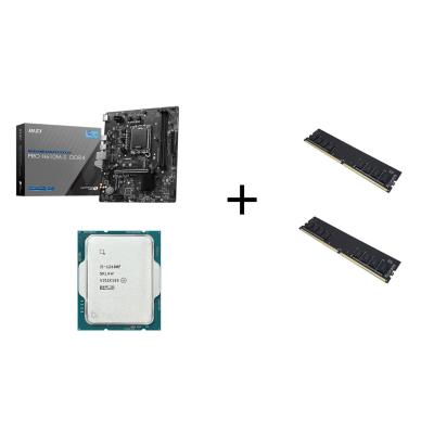 MSI PRO H610M-S DDR4+INTEL I5 12400F+16GB DDR4 RAM ANAKART+ISLEMCI+RAM BUNDLE