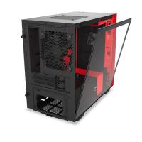 NZXT POWERSIZ H510  2XFANLI COMPACT MID TOWER GAMING PC KASASI CA-H510B-BR