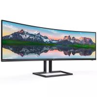 PHILIPS 49" VA 498P9Z-00 4MS 165Hz HDMI-DP Kavisli EV Ofis Tipi Monitör (5120 X 1440)
