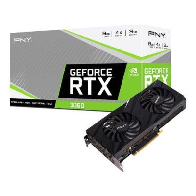 PNY RTX 3060 VERTO 8GB GDDR6 128Bit VCG30608DFBPB1 Ekran Kartı