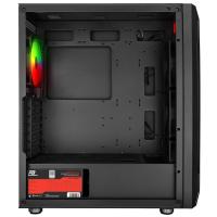 POWERBOOST 650W 80+ PB-P3701B 4-FANLI RGB GAMING MID-TOWER PC KASASI