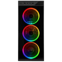 POWERBOOST X-12W 4-FANLI ARGB GAMING MID-TOWER PC KASASI