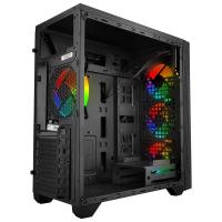 POWERBOOST X-12W 4-FANLI ARGB GAMING MID-TOWER PC KASASI