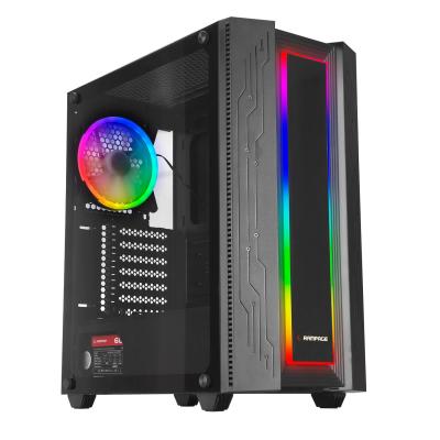 RAMPAGE 600W 80+ BRONZE GRAND RGB FANLI GAMING MID-TOWER PC KASASI