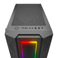 RAMPAGE 600W 80+ BRONZE GRAND RGB FANLI GAMING MID-TOWER PC KASASI