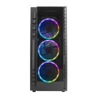 RAMPAGE 600W 80+ BRONZE X-TITAN RC99 4-RGB FANLI GAMING MID-TOWER PC KASASI