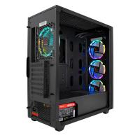 RAMPAGE 600W 80+ BRONZE X-TITAN RC99 4-RGB FANLI GAMING MID-TOWER PC KASASI