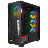 RAMPAGE 600W 80+ BRONZE SAILOR 4-FANLI GAMING MID-TOWER PC KASASI